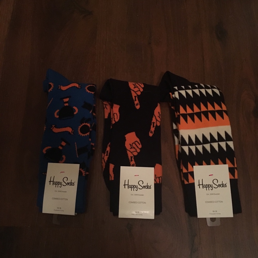 Happy Socks 3 pack Fall Theme